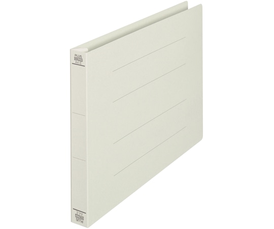 プラス フラットファイル 厚とじ300 A4-E グレー NO.022NW GY 1冊(ご注文単位1冊)【直送品】