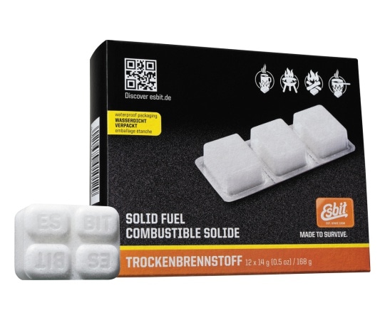 エスビット 固形燃料ミリタリー12タブレット ES00101200 1個(ご注文単位1個)【直送品】