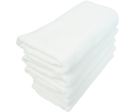 小野商事 フェイスタオル 5枚入 ホワイト 240匁 AG1620 1袋（ご注文単位1袋）【直送品】