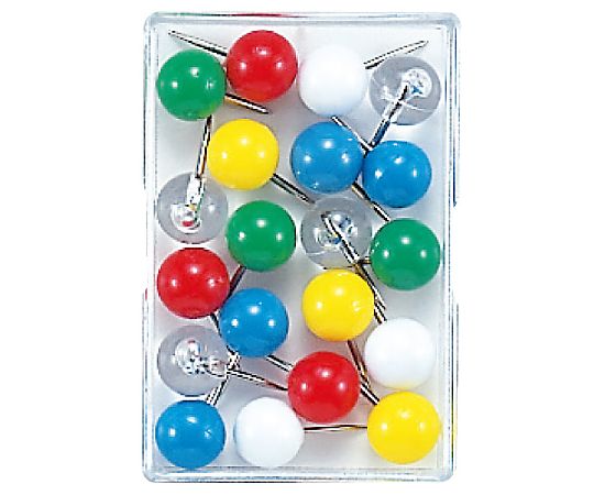 ミツヤ マップピン10mm 色込 20本×20箱入 MP-10 1ケース（ご注文単位1ケース）【直送品】