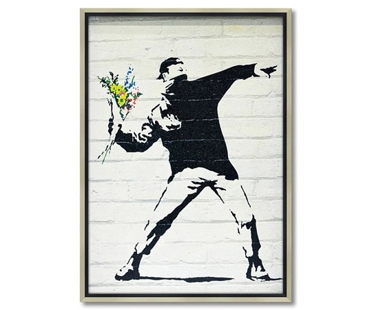 ユーパワー バンクシー｢フラワー ボンバー(Lサイズ)｣ BK-18001 1個（ご注文単位1個）【直送品】