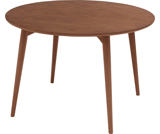 東谷 カラメリ 円形ダイニングテーブル ブラウン KRM-110BR 1個（ご注文単位1個）【直送品】