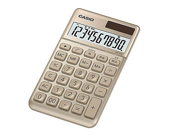 カシオ 10桁 計算機(ゴールド) EA761G-125 1個(ご注文単位1個)【直送品】