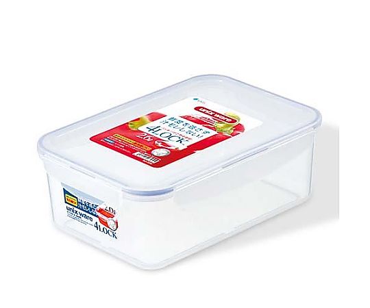 アズワン 178x251x 91mm/ 2.6L 密閉保存容器 EA508TL-6B 1個（ご注文単位1個）【直送品】