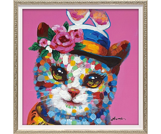 ユーパワー オイル ペイント アート｢フェアレディ キャット(Sサイズ)｣ OP-07086 1個（ご注文単位1個）【直送品】