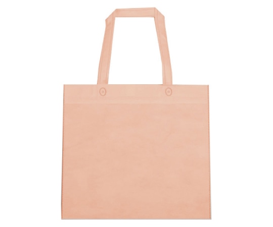 三和 不織布手提げバッグ アプリコット 1ケース(500枚入) SW3835-9 1ケース（ご注文単位1ケース）【直送品】