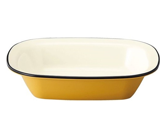 Daiwa 角深皿 カナリアイエロー HR-30-Y 1個(ご注文単位1個)【直送品】