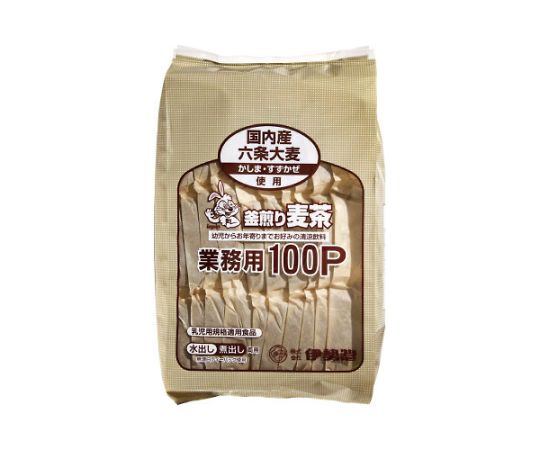 釜煎り麦茶 業務用 100P 11070 1袋※軽（ご注文単位1袋）【直送品】