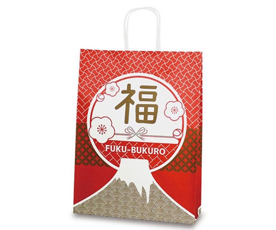 ベルベ 紙袋 自動紐手提袋 T-8 Mt.福 200枚 1806 1ケース（ご注文単位1ケース）【直送品】