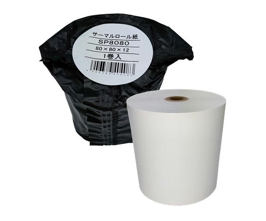 クリエイティア 感熱ロール紙 幅80mm 1巻入 SP8080 1パック（ご注文単位1パック）【直送品】