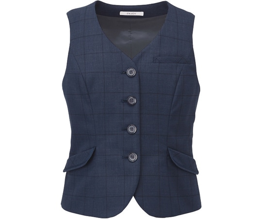 カーシーカシマ ENJOY ベスト GRAPHENE TECH ネイビー 15号 EAV758 1枚（ご注文単位1枚）【直送品】