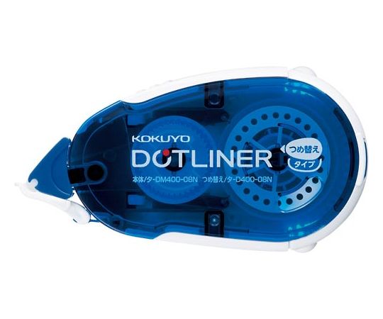 コクヨ テープのり<ドットライナー>(本体)10個 タ-DM400-08NX10 1箱(ご注文単位1箱)【直送品】