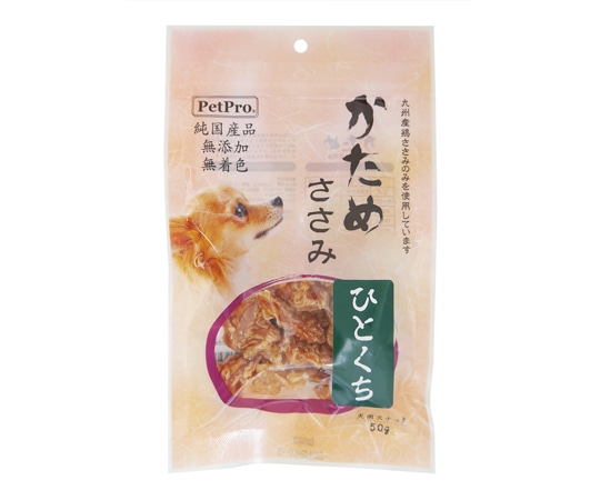 ペットプロジャパン ペットプロ 純国産かためささみ ひとくち 50g  1個（ご注文単位1個）【直送品】