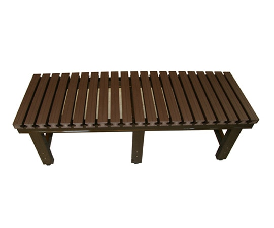 旭興進 人工木アルミ縁台 ブラウン 130×45cm CJ-C03-1345 1台(ご注文単位1台)【直送品】