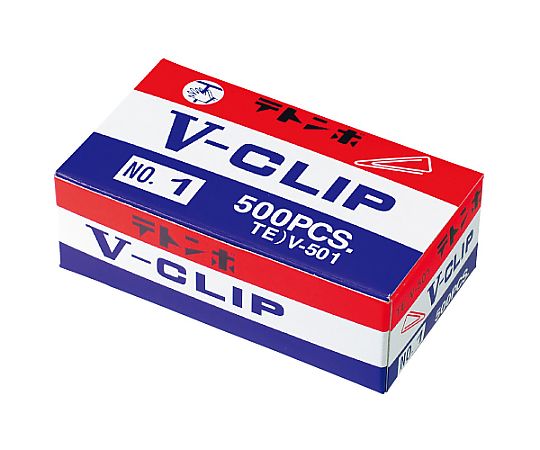 ミツヤ TE)Vクリップ29mm 500本×10箱入 TE)V-501 1ケース（ご注文単位1ケース）【直送品】