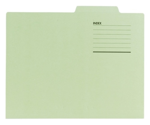 ハピラ 個別フォルダー グリーン 1パック(10枚入) KFA4GR 1パック(ご注文単位1パック)【直送品】