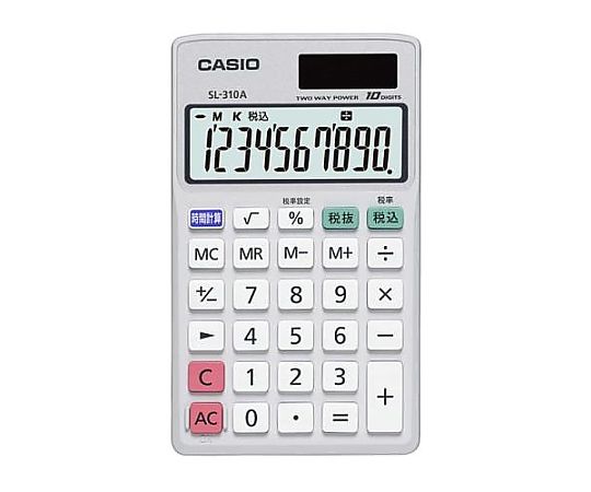 エスコ 10桁 計算機 EA761GA-60 1個(ご注文単位1個)【直送品】