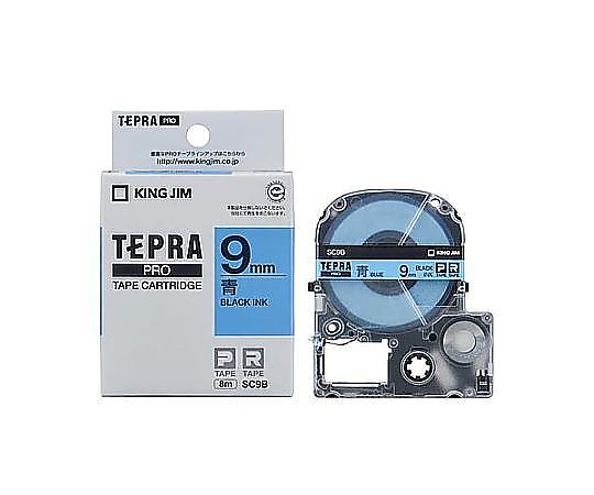 キングジム 9mm テープカセット(青) EA761DK-93 1個(ご注文単位1個)【直送品】