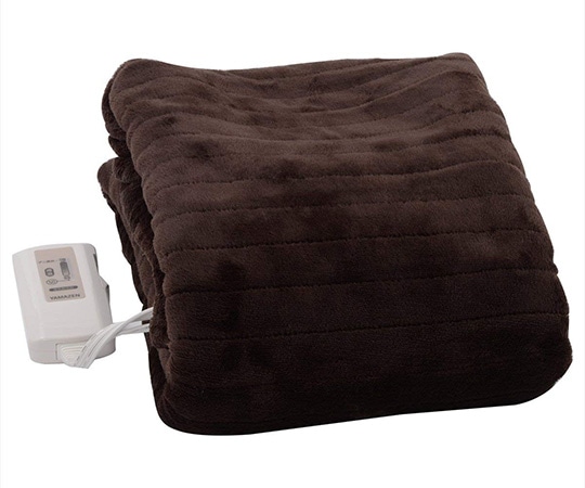 山善(YAMAZEN) フランネル 電気毛布 ふんわりもこもこ 掛けサイズ 140×80cm YMS-F33P(T) 1枚(ご注文単位1枚)【直送品】