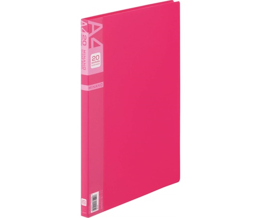 ライオン事務器 クリアーブック ミナノ レッド CR-20M 1冊(ご注文単位1冊)【直送品】