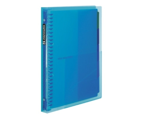 マルマン ファイルノート セプトクルール B5 メタルバインダー ライトブルー F615B-52 1冊(ご注文単位1冊)【直送品】