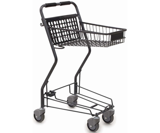 大和産業 ショッピングカート ダークグレー W520×D571×H951mm PV953-C100 1台（ご注文単位1台）【直送品】