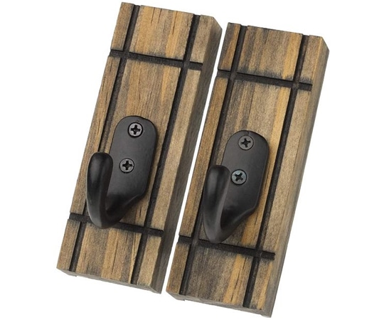 ライフサーブ Coat Hook(2個入り)(ブラック) 1個(ご注文単位1個)【直送品】