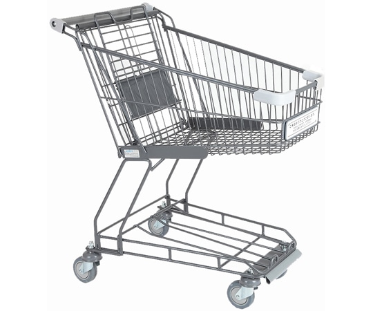 大和産業 大型ショッピングカート ダークグレー W530×D827×H977mm PY801E-C100 1台（ご注文単位1台）【直送品】