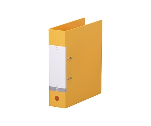 LIHITLAB リクエスト D型リングファイル 5黄 G2280 G2280-5 1冊(ご注文単位1冊)【直送品】