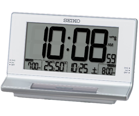 セイコー 夜見える電波目覚まし時計 102×175×81mm SQ322S 1個(ご注文単位1個)【直送品】