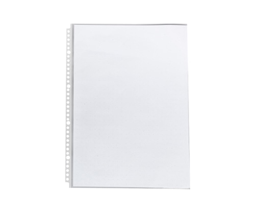 LIHITLAB ルポ・リーンフォース・クリヤーポケット 藍 N-2007 1組(10枚入) N2007-アイ 1組(ご注文単位1組)【直送品】