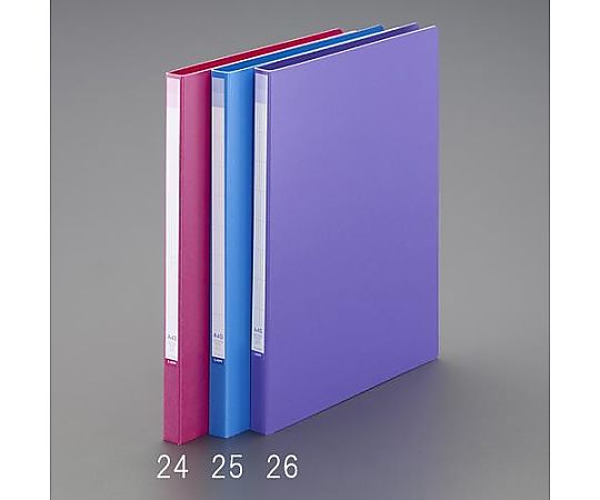 ライオン事務器 A4/S型 レターファイル(バイオレット) EA762CF-26 1冊(ご注文単位1冊)【直送品】