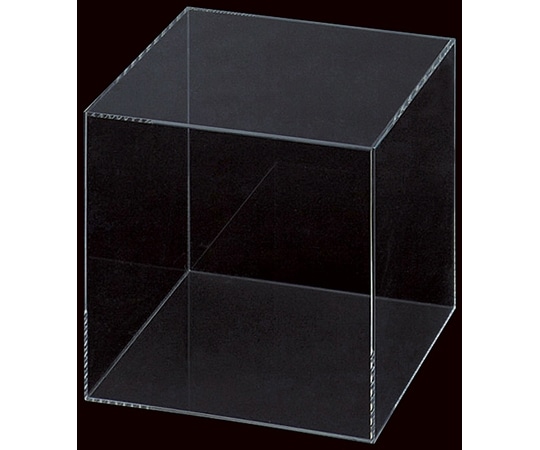 アズワン アクリル5面ボックス 35cm角 61-810-24-6 1個（ご注文単位1個）【直送品】