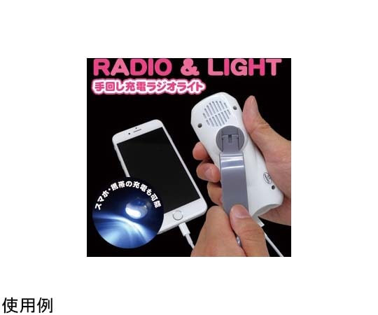 ブレイン ダイナモ充電ラジオライト BR-976 1個（ご注文単位1個）【直送品】