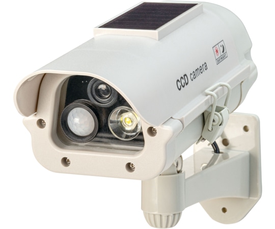 キャロットシステムズ ソーラー式LEDダミーカメラ AT-903D 1個(ご注文単位1個)【直送品】
