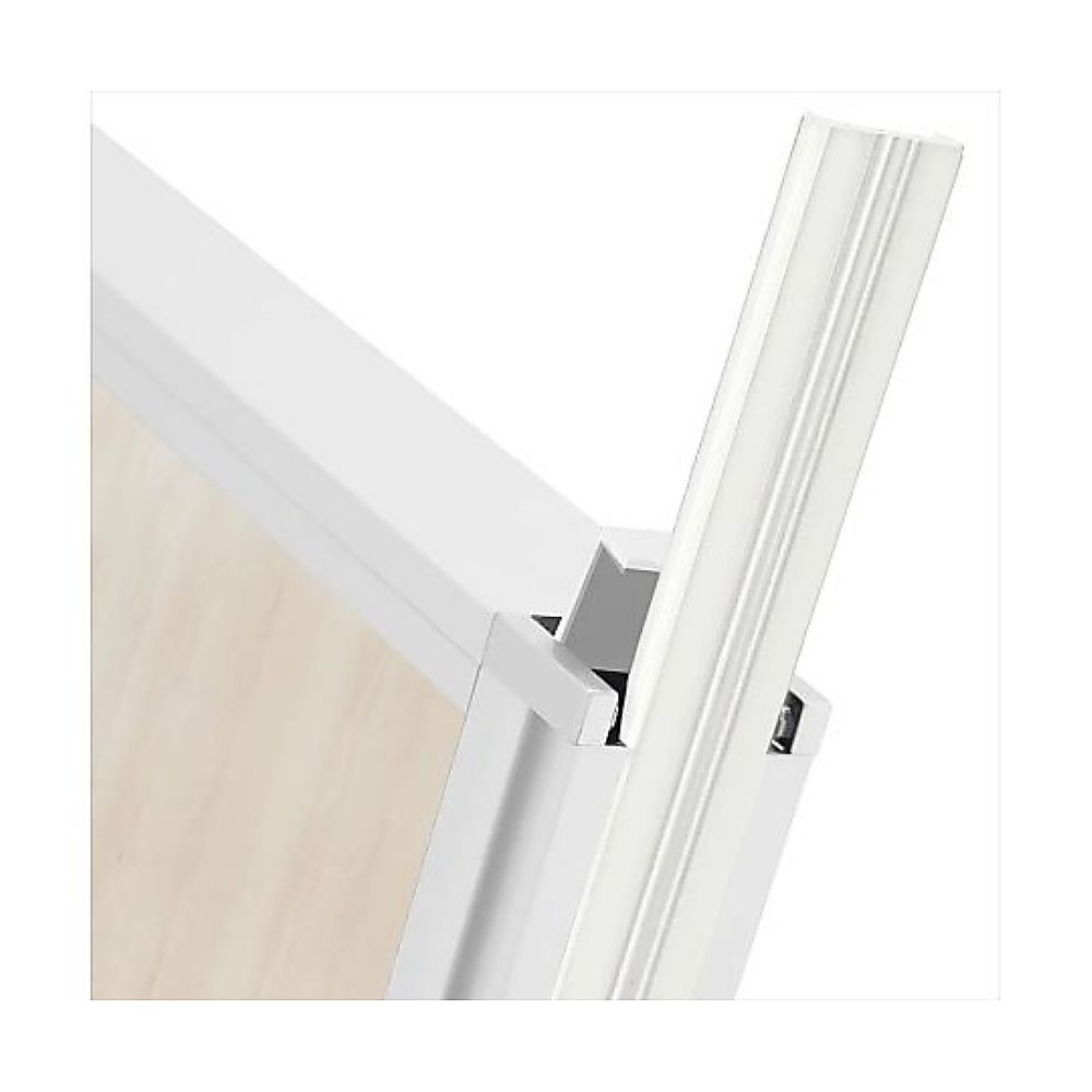 カグクロ ローパーテーション用 PVCエンドカバー ホワイト H1800mm PN32-P1800-EC-WH 1本(ご注文単位1本)【直送品】