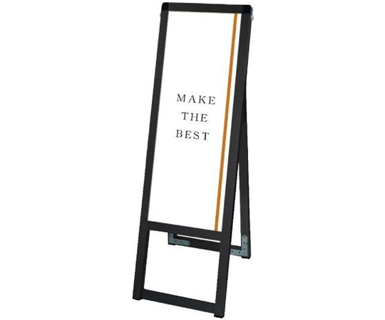 常磐精工 ブラックバリウススタンド看板 A4 縦縦 片面 BVASKAC-A4TTK 1個（ご注文単位1個）【直送品】