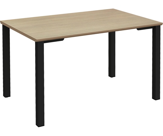 Y2K TASテーブル アジャスター仕様 1280 ライトブラウン/ブラック  1台(ご注文単位1台)【直送品】