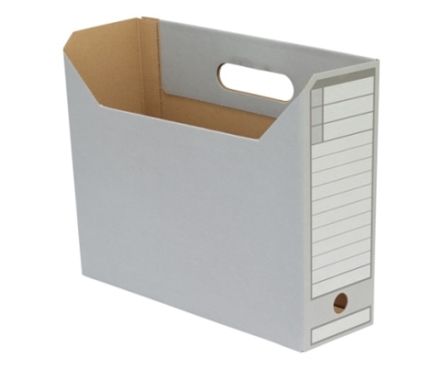 FAMS ボックスファイル 普及版 グレー 1セット(10個入) 219523 1セット(ご注文単位1セット)【直送品】