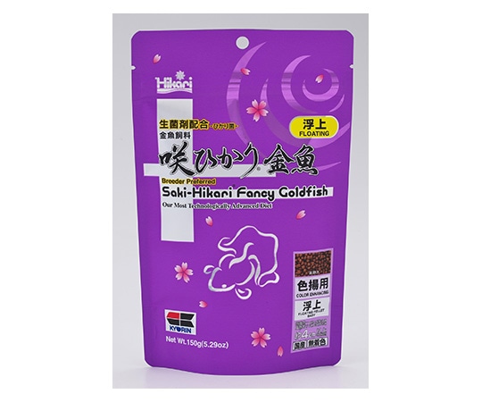 キョーリン 咲ひかり金魚色揚用 浮上 150g  1袋（ご注文単位1袋）【直送品】