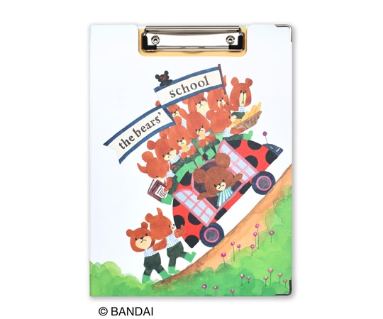 セントレディス くまのがっこうクリップボードGood Day Jackieホワイト ST-ZKU0025 1冊(ご注文単位1冊)【直送品】