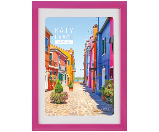 万丈 ケイティフレーム A4判 ピンク KT-A4-PK 1個(ご注文単位1個)【直送品】