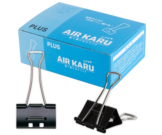 プラス 軽く開けるクリップ｢エアかる｣ 特大 10個入 CP-105AK 1個(ご注文単位1個)【直送品】