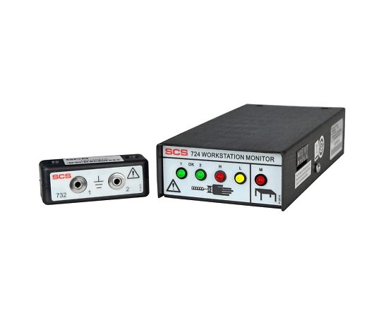 DESCO ワークステーションモニター ACアダプター付き 724 1セット (ご注文単位1セット)【直送品】