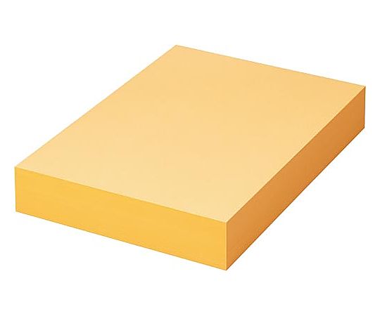 北越コーポレーション カラーペーパーR100 オレンジ A4 1冊500枚 オフィスヨウシカラーR100オレンジA4サツ 1冊(ご注文単位1冊)【直送品】