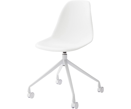 東谷 回転チェア ホワイト CL-508WH 1個(ご注文単位1個)【直送品】