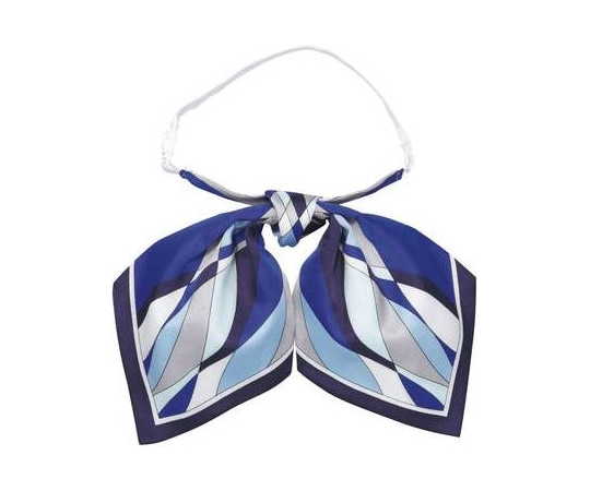 カーシーカシマ ENJOY スカーフ 602-6 ブルー EAZ602 1枚（ご注文単位1枚）【直送品】