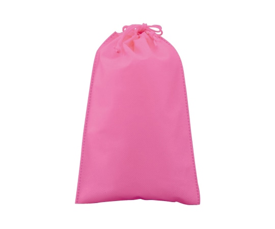 三和 不織布巾着 (小)ピンク 1ケース(2000枚入) SW1726014-19 1ケース（ご注文単位1ケース）【直送品】