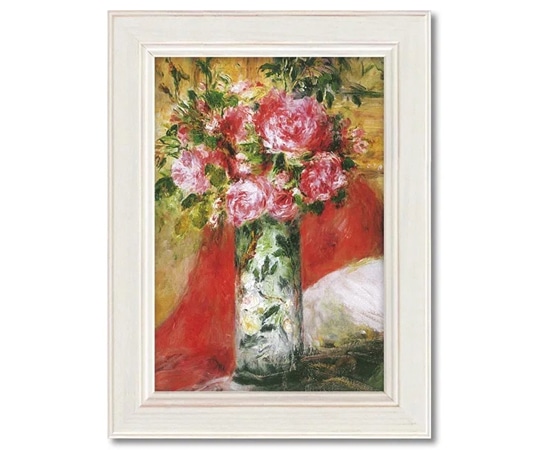 ユーパワー ミュージアム シリーズ ルノワール｢花瓶のバラ｣ MW-00803 1個（ご注文単位1個）【直送品】