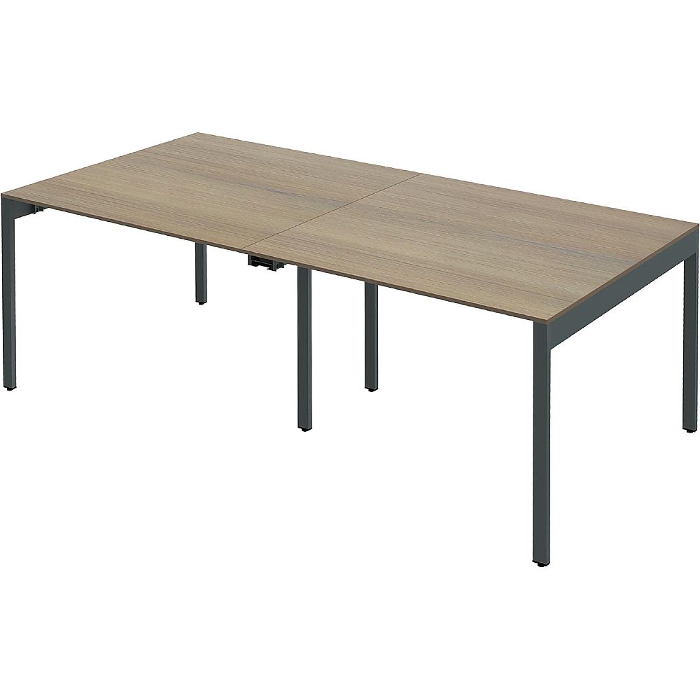 Y2K スリムフリーアドレスデスク2010 ライトブラウン 1個(ご注文単位1個)【直送品】